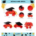 thumbnail image 3 of DolliBu Big Eye Red Crab Graduation Plush Toy - Super Soft Plush Graduation Stuffed Animal Dress Up with Graduation Cap Tassel Outfit - Congratulatory Graduation Gift - 6 Inches, 3 of 6