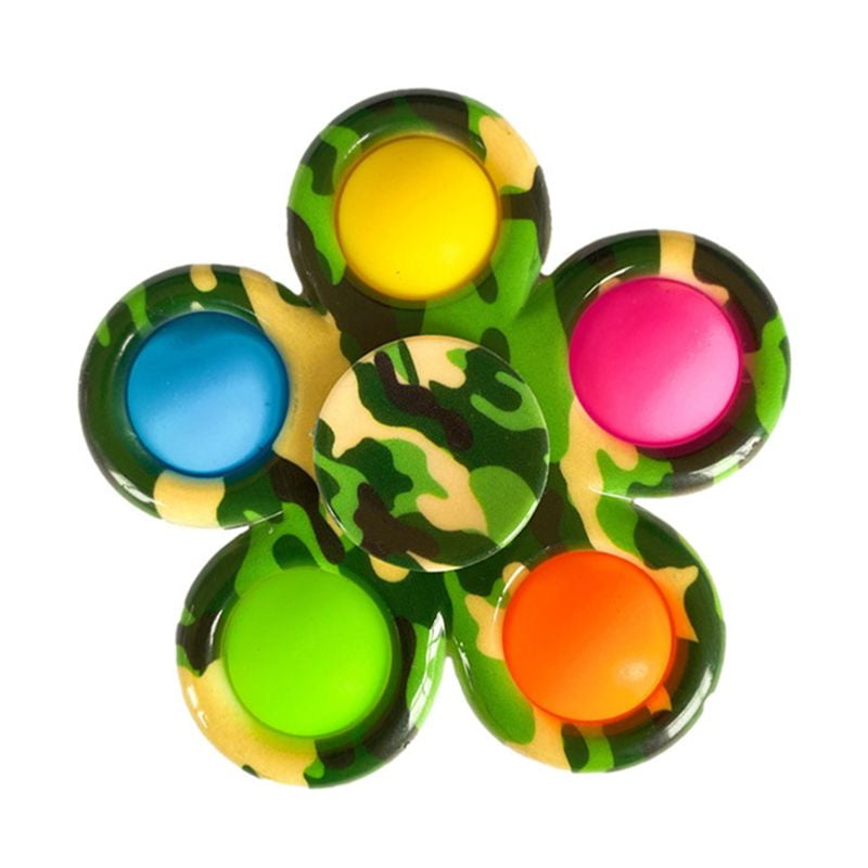 SJENERT Finger Top Bubble Toy, Decompression Finger Toy, Push Popits