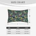 thumbnail image 6 of Balery Dinosaur Plays Soccer Bedding Queen Pillow Cases - Envelope Closure - Soft Brushed Microfiber Fabric - Shrinkage and Fade Resistant Pillow Cases-20"x30", 6 of 9