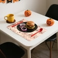 thumbnail image 6 of Nilvkv Halloween Net Table Cover Spooky Mesh Dining Table Decor Festive Gauze Table Setting Haunted Party Table Skirt, 6 of 6