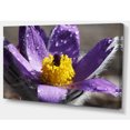 thumbnail image 2 of Purple Flower with Yellow Stigma - Floral Canvas Art Print, 2 of 3