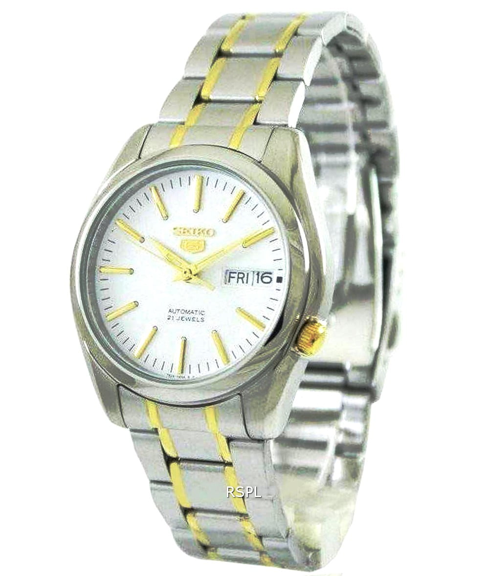 Seiko Men s SNE032 Gold Stainless Steel Automatic Fashion Watch Walmart