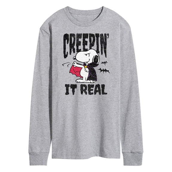 Peanuts - Creepin It Real - Men's Long Sleeve T-Shirt
