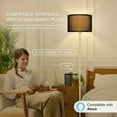 thumbnail image 4 of ERDS-Gold Standing Floor Lamps for Bedroom Living Room, 4 of 4