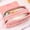 Pink, variant on PoyoKee Pencil Case, Solid Color 3 Tier Flip Top Pencil Pouch, Handle Style Large Capacity Classroom Must Haves Cute Stuff, Desk Organizer - Orange