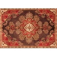 thumbnail image 1 of Ahgly Company Indoor Rectangle Medallion Orange Traditional Area Rugs, 2' x 4', 1 of 1