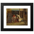 thumbnail image 2 of Addison Thomas Millar 24x20 Black Modern Framed Museum Art Print Titled - Inspecting the Sword, 2 of 5
