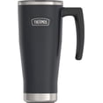 thumbnail image 1 of Thermos 18oz Stainless Steel Vacuum Insulated Travel Mug w/ Slide Lock Lid, Granite, 1 of 5