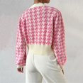 thumbnail image 6 of Womens Cardigan Knitted Sweater New Solid Color Button Open Long Sleeve Light Weight Cardigan, 6 of 6