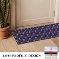 thumbnail image 3 of Dark Purple Cartoon Unicorn Pattern Door Rugs,Washable Non Slip Door Mats Indoor,Decorative Door Mats,Entry Mat Indoor for Entrance,Bedroom,Kitchen,Bathroom,16"x47", 3 of 6