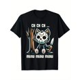 thumbnail image 1 of Cat Movie Horror T-shirt Cotton Casual Summer Tee, 1 of 6