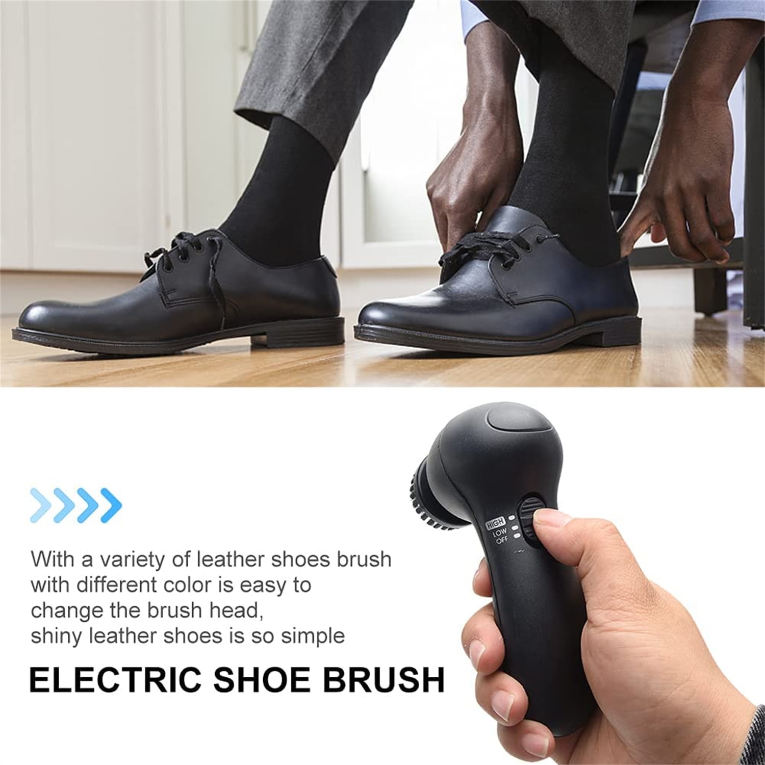 2-in-1 Electric Shoe Brush, Lazy Shoe Cleaning Tool For Both Inner And –  vacpi