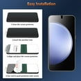 thumbnail image 6 of 2 Pack Matte Screen Protector TPU Film for Samsung Galaxy S25 Ultra - Anti-Glare Anti-Fingerprint Fingerprint Works 3D Edge Case Friendly, 6 of 6