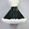 thumbnail image 6 of GENEMA Women Crinoline Petticoat Fluffy Skirt Short Slips Underskirt 16in for Cosplay, 6 of 10