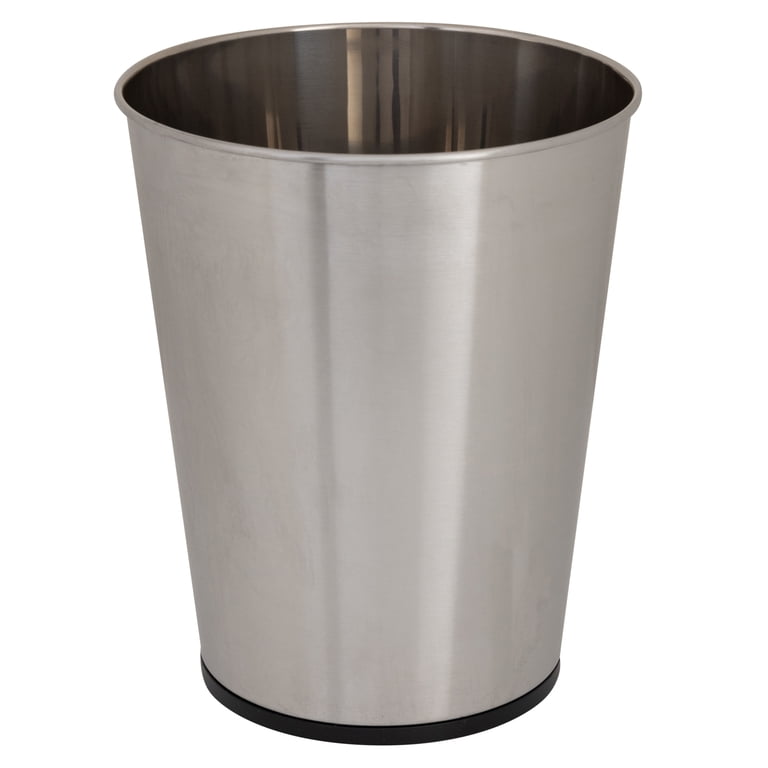 Bath Bliss Stainless Steel Trash Can, Brush and Plunger Set photo 7