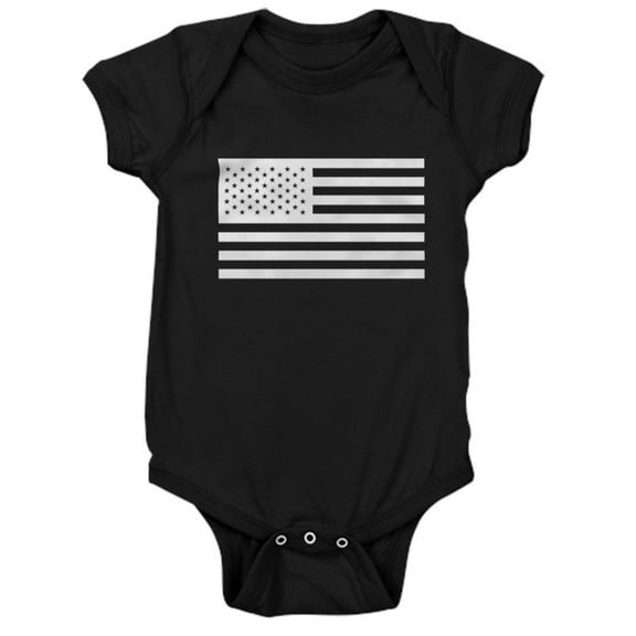 CafePress - Subdued US Flag Tactical - Cute Infant Bodysuit Baby Romper