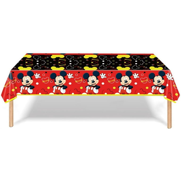 Mickey Mouse Party Supplies - Paquete de vajilla para 16 invitados a la  casa club, incluye 16 platos llanos, 16 platos de postre, 16 servilletas de