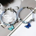 thumbnail image 4 of Brazalete con Colgante Qarigey para Mujer Amuleto de Pareja Azul Claro 312A, 4 of 6