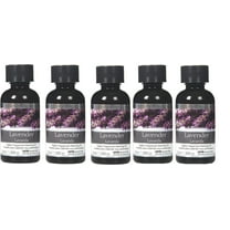 Hosley Set of 5, 55 ml Lavender Highly Scented Warming Oils