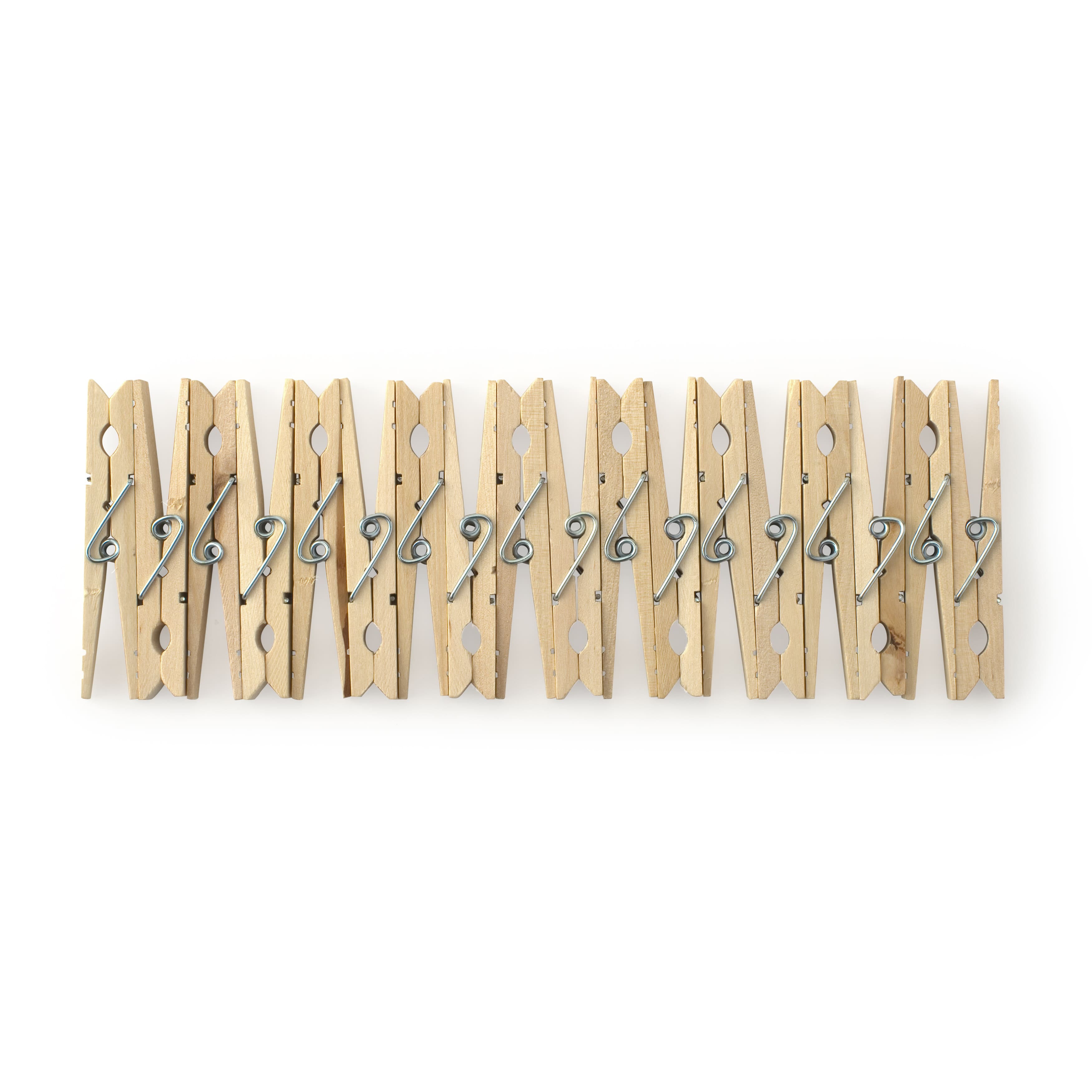 12 Packs: 50 Ct. (600 Total) Tiny Wood Clothespins by Creatology, Boy's, Beige