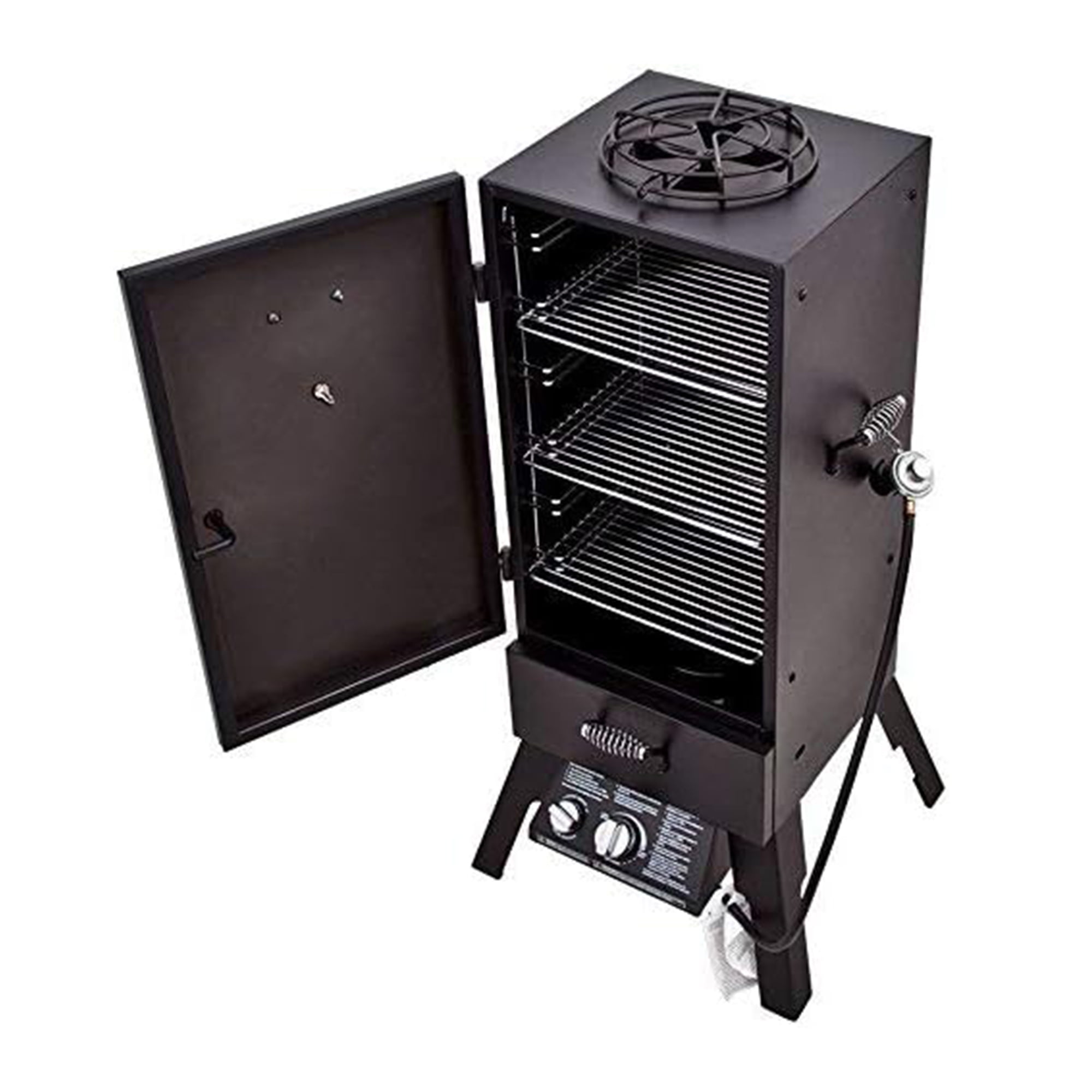 CharBroil Fumoir à gaz vertical en acier noir Char-Broil de 595 po² et  Commentaires - Wayfair Canada