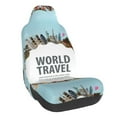 thumbnail image 1 of KLL World Travel Pattern Seat Covers,Universal Fit Sedans,Cars,Vans,SUV,Truck, 1 of 5