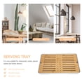 thumbnail image 3 of SHISUYAN Japanese Style Tea Tray Rectangular Tea Set Holder Tea House Serving Tray, 3 of 9