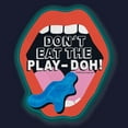 thumbnail image 3 of CafePress - Don't Eat The Play Doh! Sweatshirt - Zip Hoodie, Classic Hooded Sweatshirt with Metal Zipper, 3 of 4