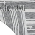 thumbnail image 4 of Sterling Birch Harbor Striped Organic Cotton Throw Blanket, Gray & White, 50" x 60", 4 of 9