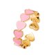 thumbnail image 2 of Y Anillo Ajustable Abertura De Moda En Forma De Corazón Para Mujeres Anillo Redondo Joyería Para Niñas Anillos, 2 of 4