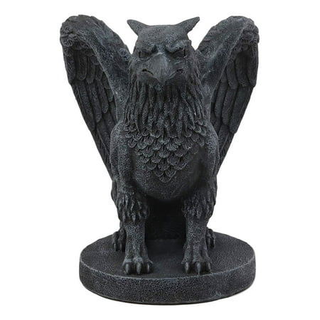 Ebros Mythical Winged Griffon Griffin Eagle Lion Gargoyle Statue Home Decor Figurine 6.75