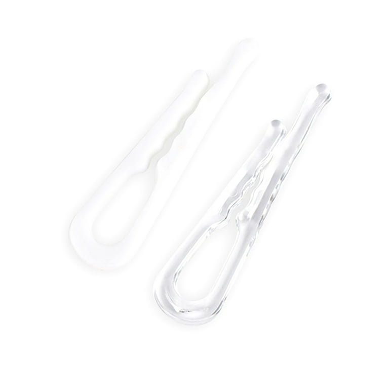 U Shape Alligator Clips Plastic 100PCS Transparent T Shirt Clips Garment Clips