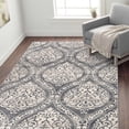 thumbnail image 2 of Rugshop Transitional Floral Damask Area Rug 3'3" x 5' Gray, 2 of 5