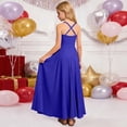 thumbnail image 5 of Gunia Pageant Dresses For Girls Ruffle Dress Asymmetrical Layered Party Gown Wedding Birthday Celebration Sundress Blue Dress For Girls 6-14 Years, 5 of 7
