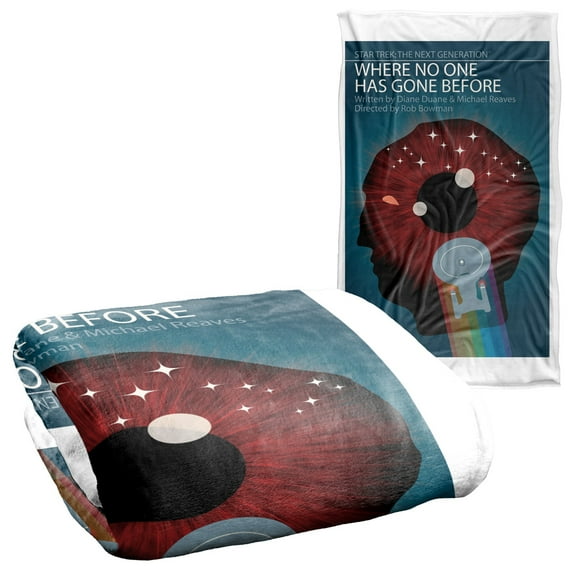 Star Trek The Next Generation Season 1 Episode 6 Silky Touch Super Soft Throw Blanket 36" x 58"