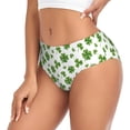 thumbnail image 2 of Balery St. Patrick's day Ropa Interior de Algodón para Mujer con Dibujo – Braguitas Cómodas y Elásticas, Estilo Clásico-Large, 2 of 6