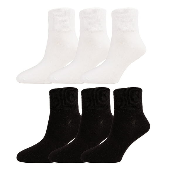 Calcetines Tin Unisex Sokkos Algodón Liso 6 Pares Cómodos y Resistentes