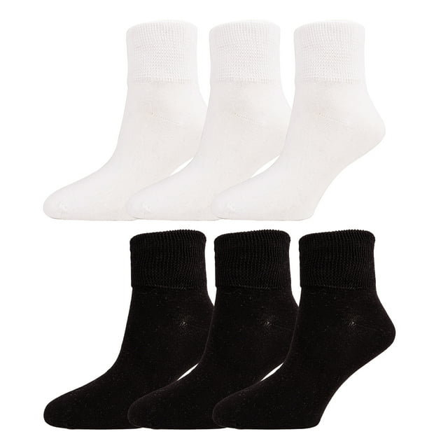 Calcetines Tin Unisex Sokkos Algodón Liso 6 Pares Cómodos y Resistentes
