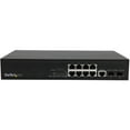 thumbnail image 2 of StarTech.com 10 Port L2 Managed Gigabit Ethernet Switch with 2 Open SFP Slots, Rack Mountable, 2 of 3