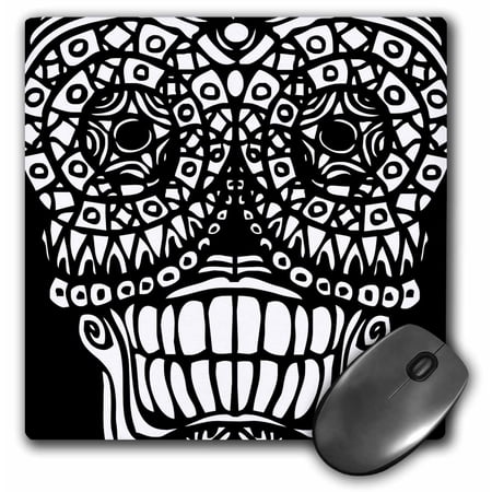 3dRose  Sugar Skull Design in Black and White  MousePad price history on PriceWatchPro