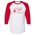 thumbnail image 2 of Premium Mens Holiday Tis the Season Three-Quarter Sleeve Raglan Baseball T-Shirt, 2 of 2