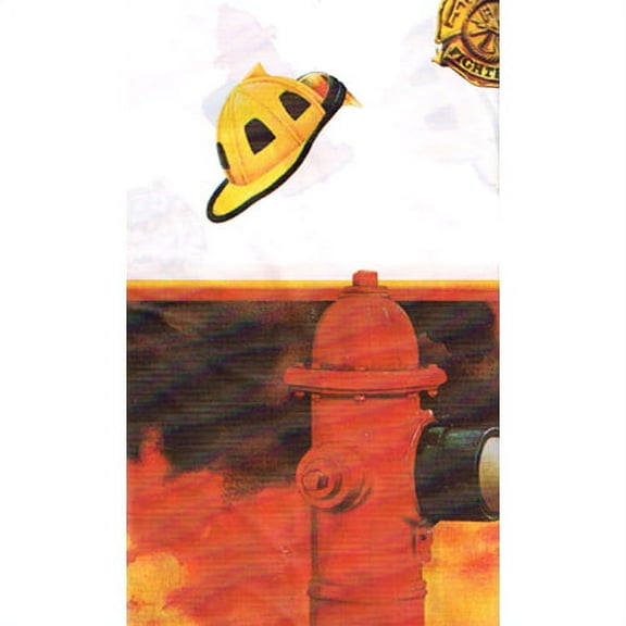 Happy Birthday 'Heroes in Action' Plastic Table Cover (1ct)