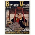 thumbnail image 3 of Vintage Apple Collection 19x24 Black Modern Framed Museum Art Print Titled - BrassiÃ©re Voyage, 3 of 5