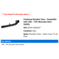 thumbnail image 2 of Crankcase Breather Hose - Compatible with 1986 - 1991 Mercedes-Benz 560SEL 1987 1988 1989 1990, 2 of 2