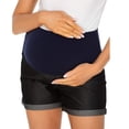 thumbnail image 2 of Women's High Waisted Stretchy Denim Bermuda Denim Jeans Shorts Ripped Fashion Pantalones Cortos De Maternidad Mujer Pajama Casual Summer Jean Shorts S-2XL, 2 of 9