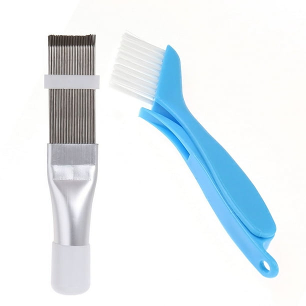 2pcs Air Conditioner Condenser Fin Cleaning Brush and Comb Set Fin