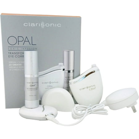 Clarisonic Opal Technology for Anti-Aging System White for Unisex Sonic Skin Infusion Kit, 4 pc
