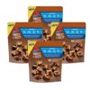 Atkins Dark Chocolate Sea Salt Caramel Crunch Bites, Keto Friendly, 20 Servings (4 Resealable Bags)