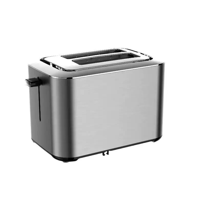 2-Slice Touchscreen Toaster, 850W Stainless Steel Digital Toaster with 6 Browning Levels, Touch Control, Removable Crumb Tray for Bread, Bagels
