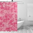 thumbnail image 2 of FREEAMG Pink Camouflage Shower Curtain with Hooks, Waterproof Washable Fabric Shower Curtain for Bathroom Bathtub Decor, 60"x 72", 2 of 6